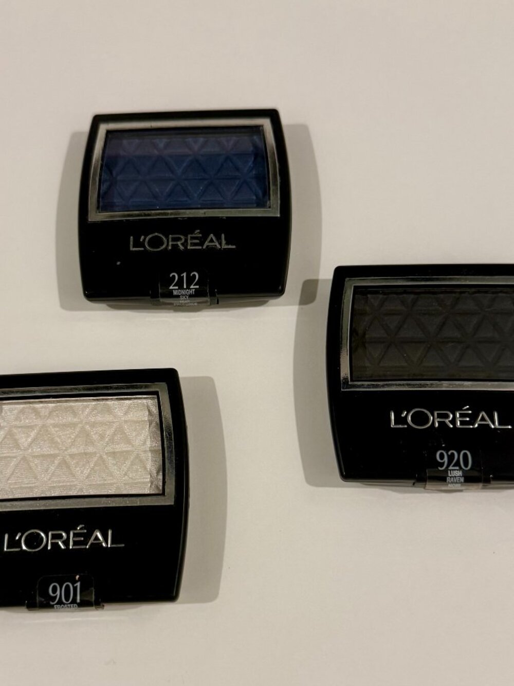 Loreal Brand New Eye Shadow Wear Infinite Studio Secrets 901/920/212 set
